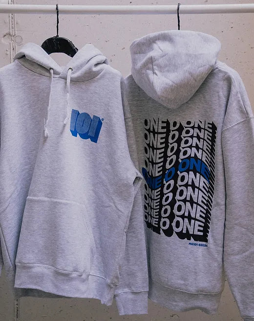 MG 101 Grey hoodie - Il mio negozio
