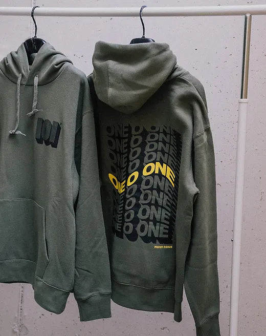 MG 101 Olive Hoodie - Il mio negozio