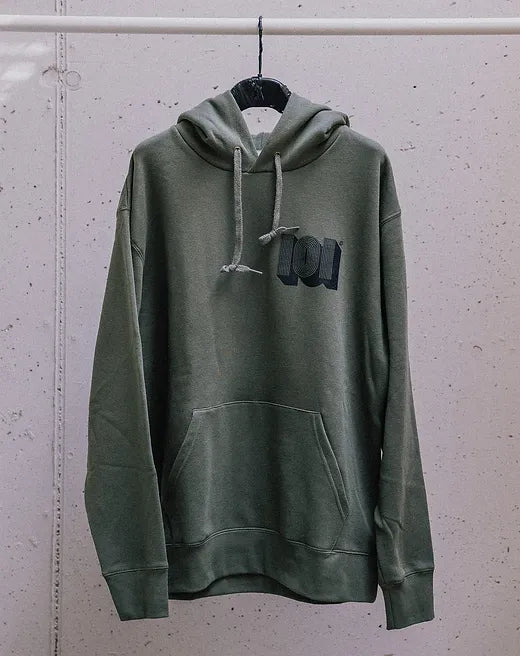 MG 101 Olive Hoodie - Il mio negozio