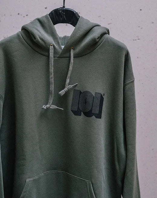 MG 101 Olive Hoodie - Il mio negozio