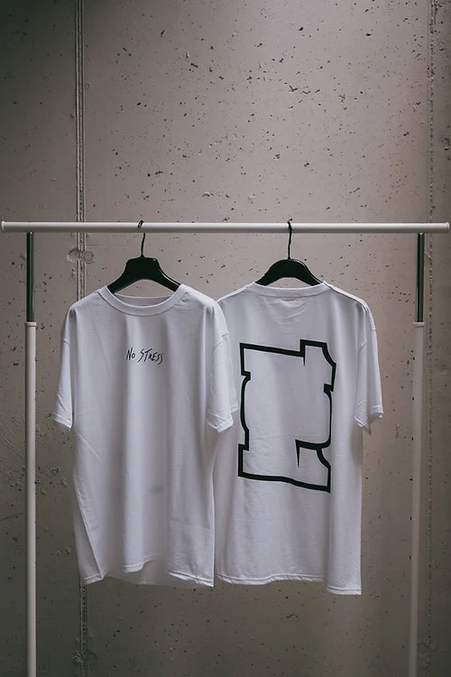NO STRESS 101 White T-Shirt - Il mio negozio